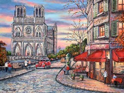 Paris Twilight by Phillip Bissell - Original Painting on Box Canvas sized 32x24 inches. Available from Whitewall Galleries